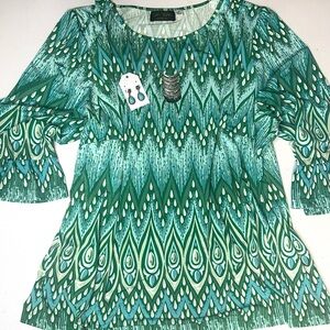 Bob Mackie plus size top